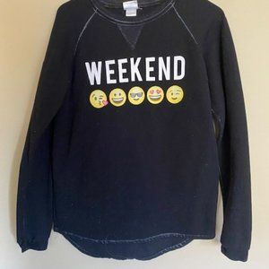 Weekend Emoji Sweatshirt